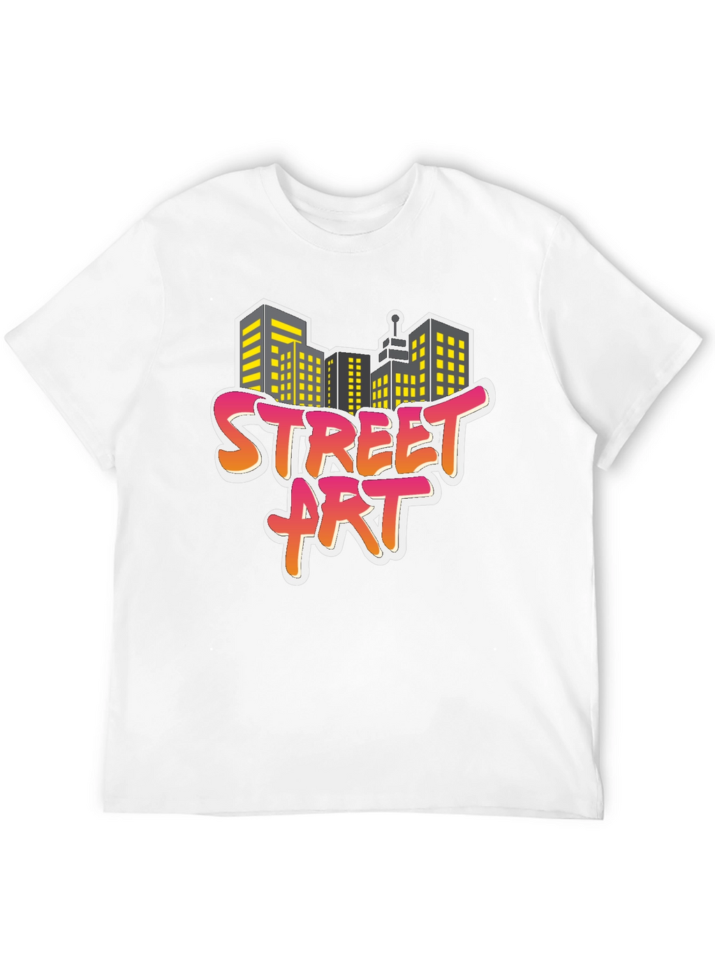 Street Art Cityscape Graphic Tee - Urban Style