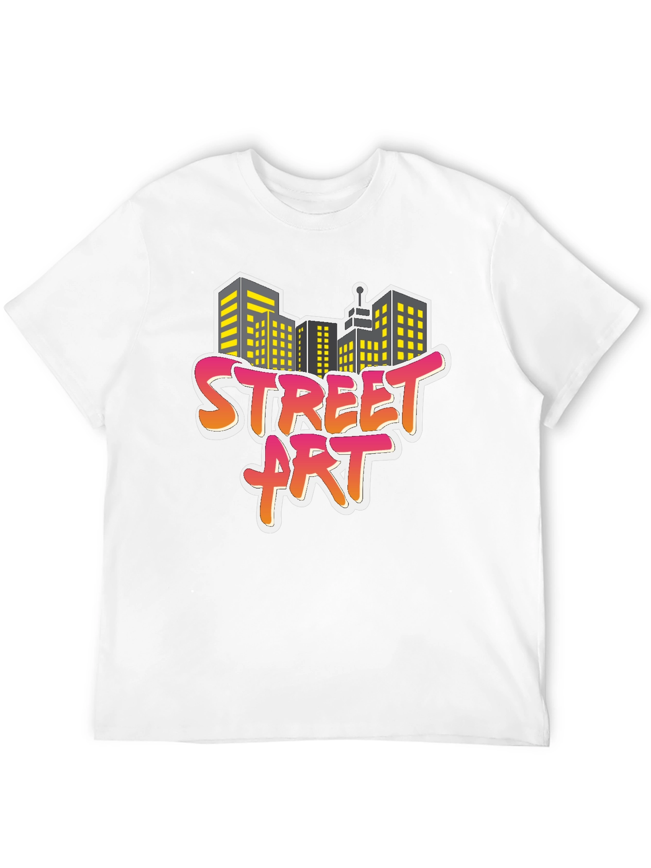 Street Art Cityscape Graphic Tee - Urban Style