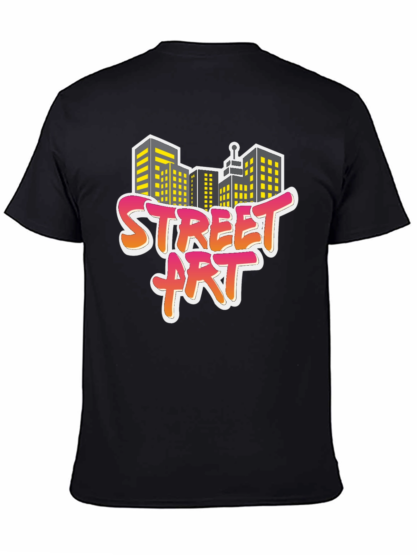 Street Art Cityscape Graphic Tee - Urban Style