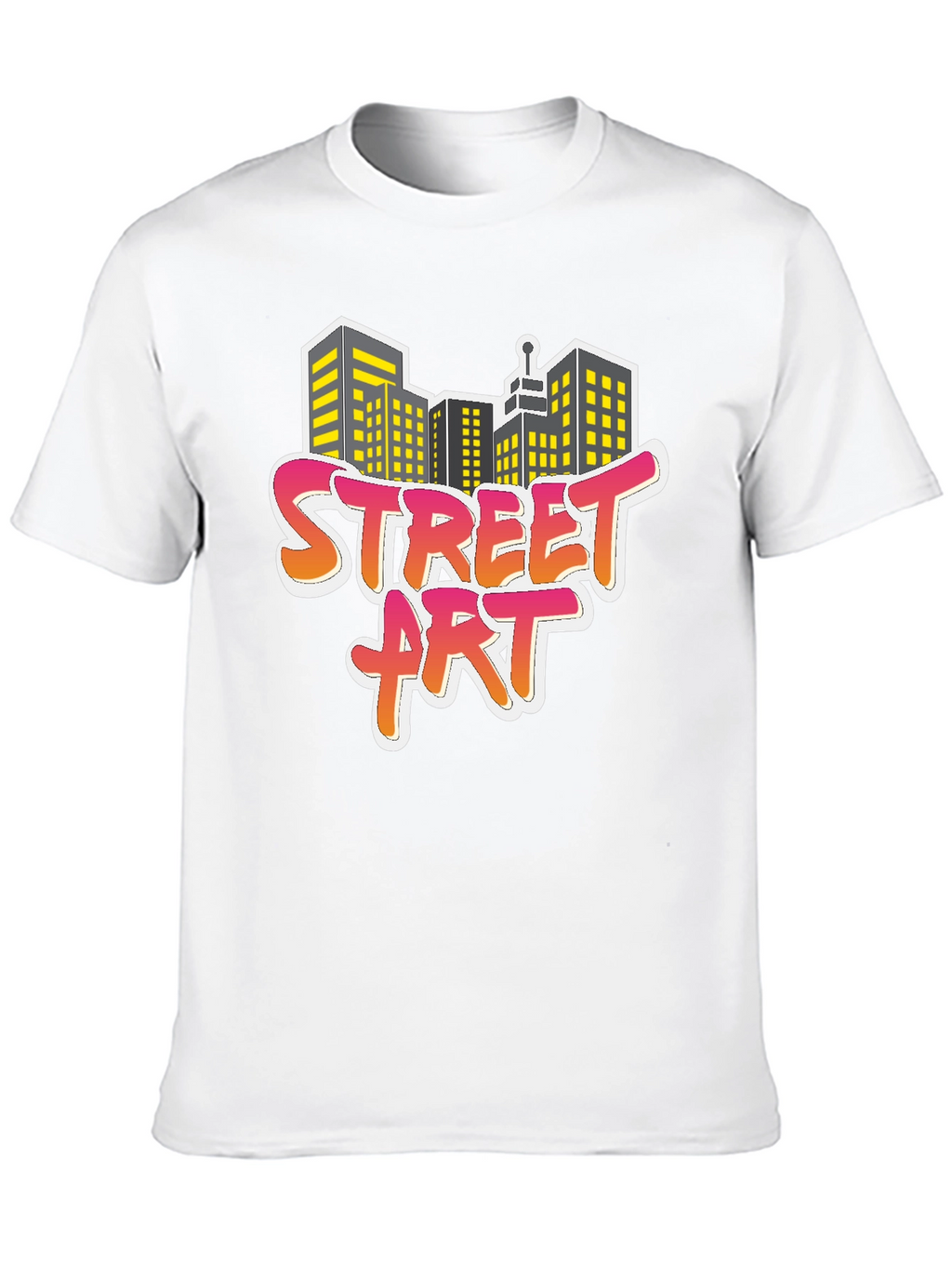 Street Art Cityscape Graphic Tee - Urban Style