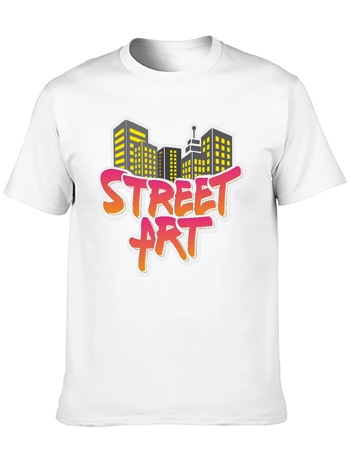 Street Art Cityscape Graphic Tee - Urban Style