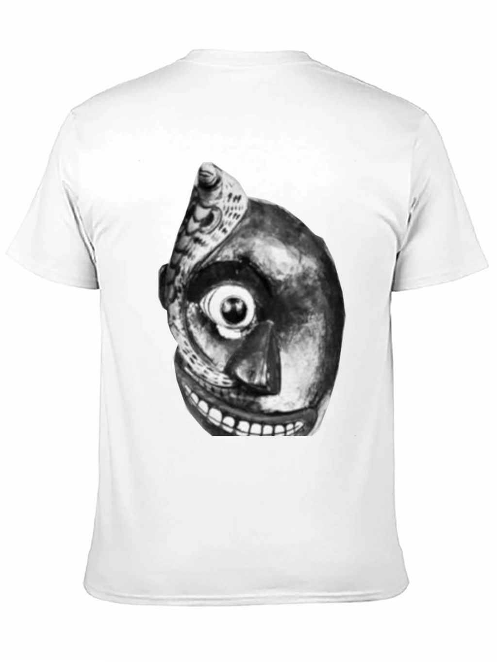 Unique Graphic Tee - Black T-Shirt with Abstract Art