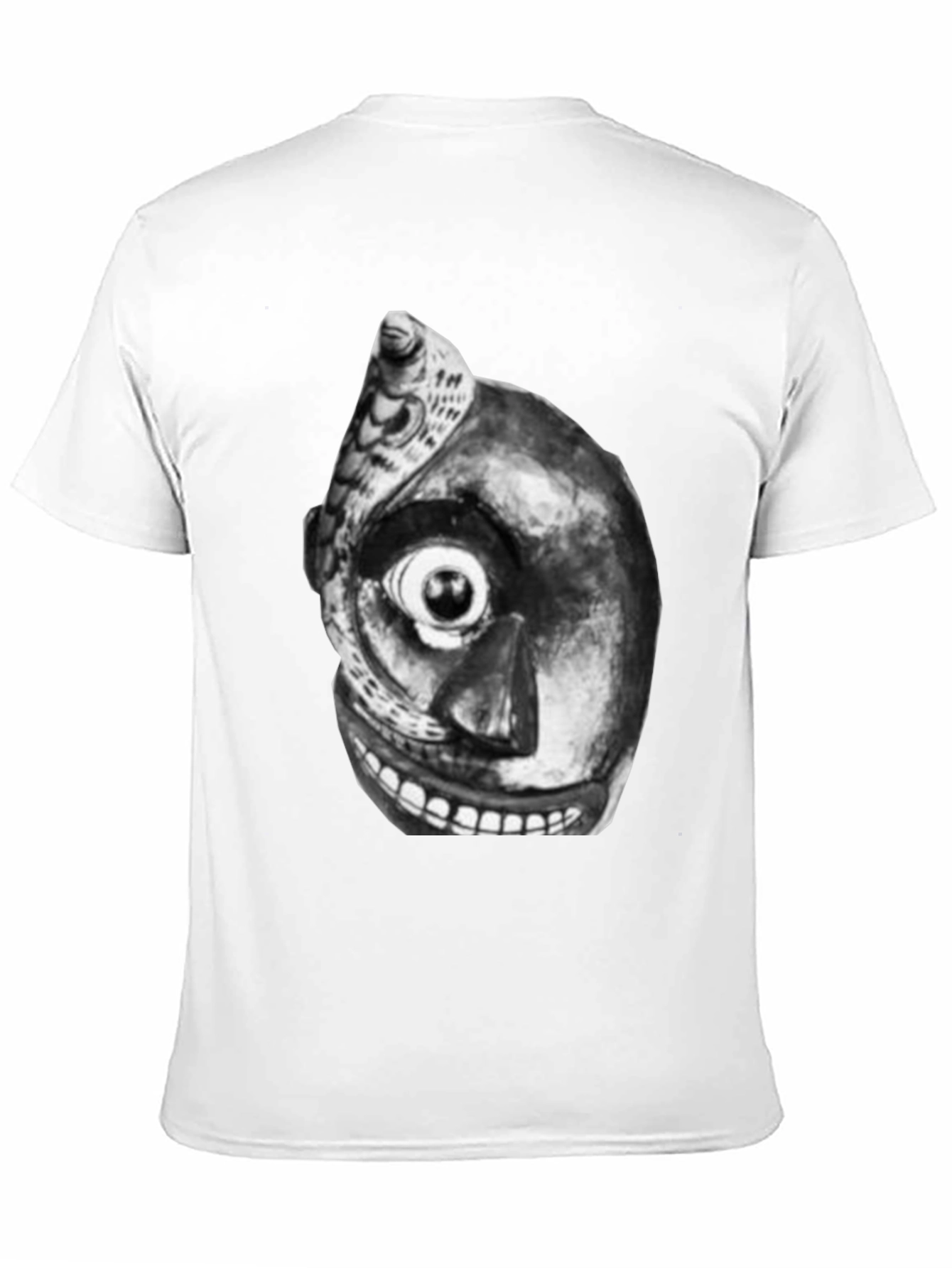 Unique Graphic Tee - Black T-Shirt with Abstract Art