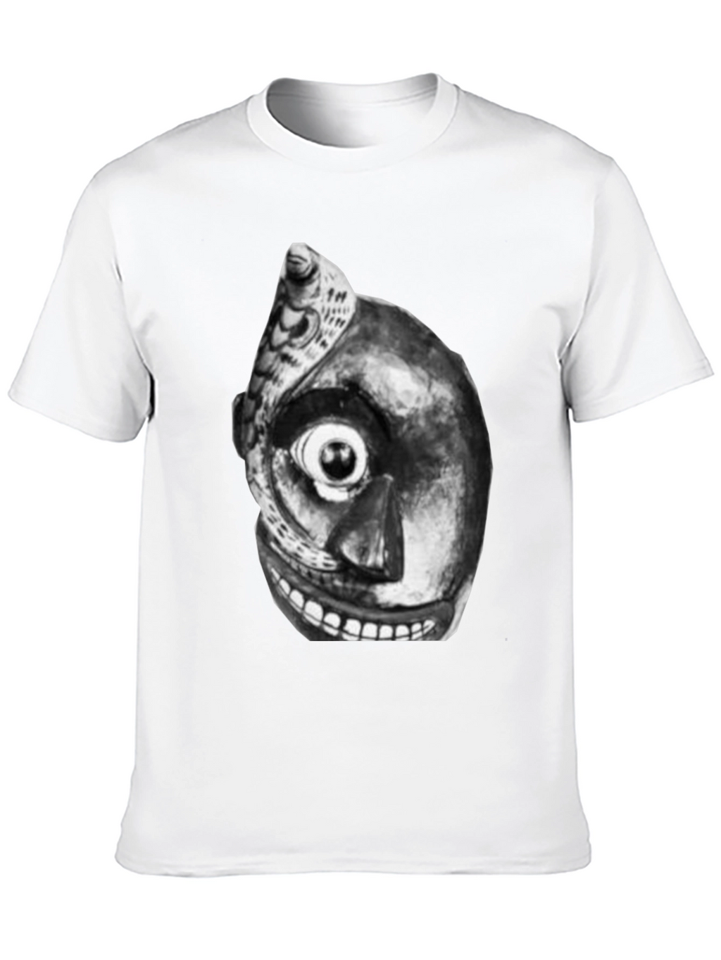 Unique Graphic Tee - Black T-Shirt with Abstract Art