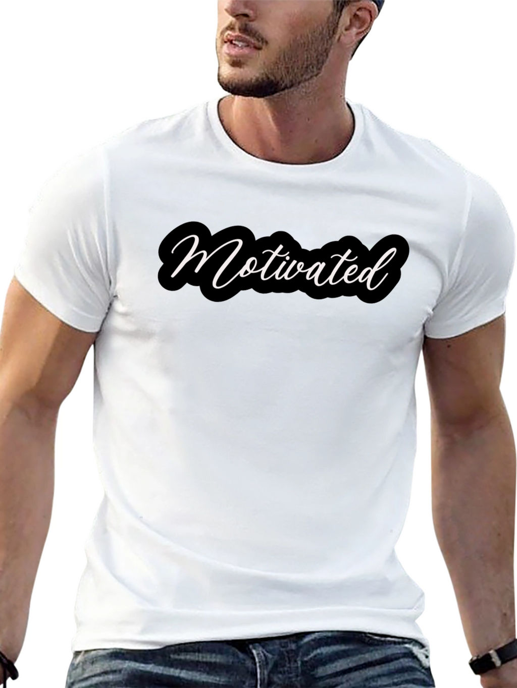 Motivated Black T-Shirt