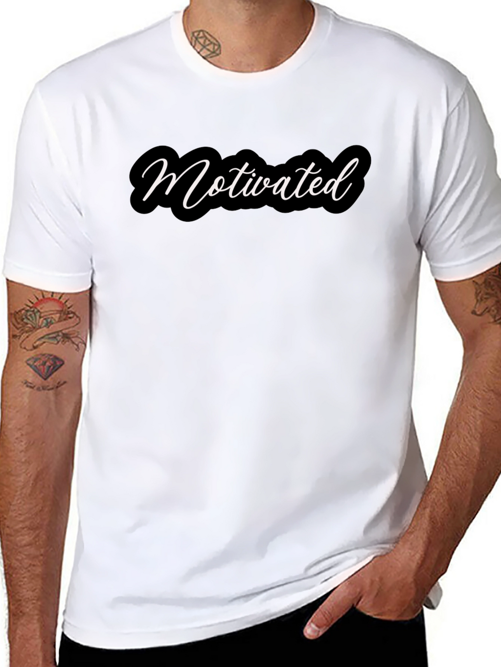 Motivated Black T-Shirt