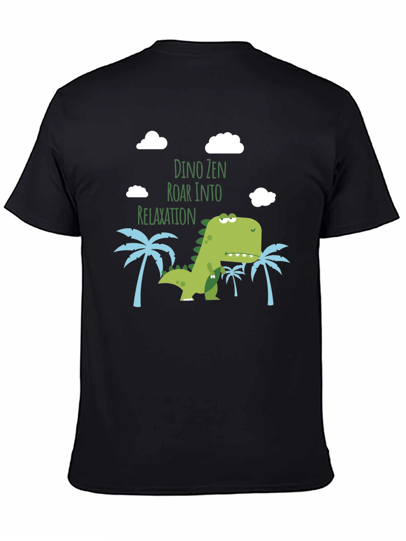 Dino Zen Relaxation T-Shirt - Funny Cute Design