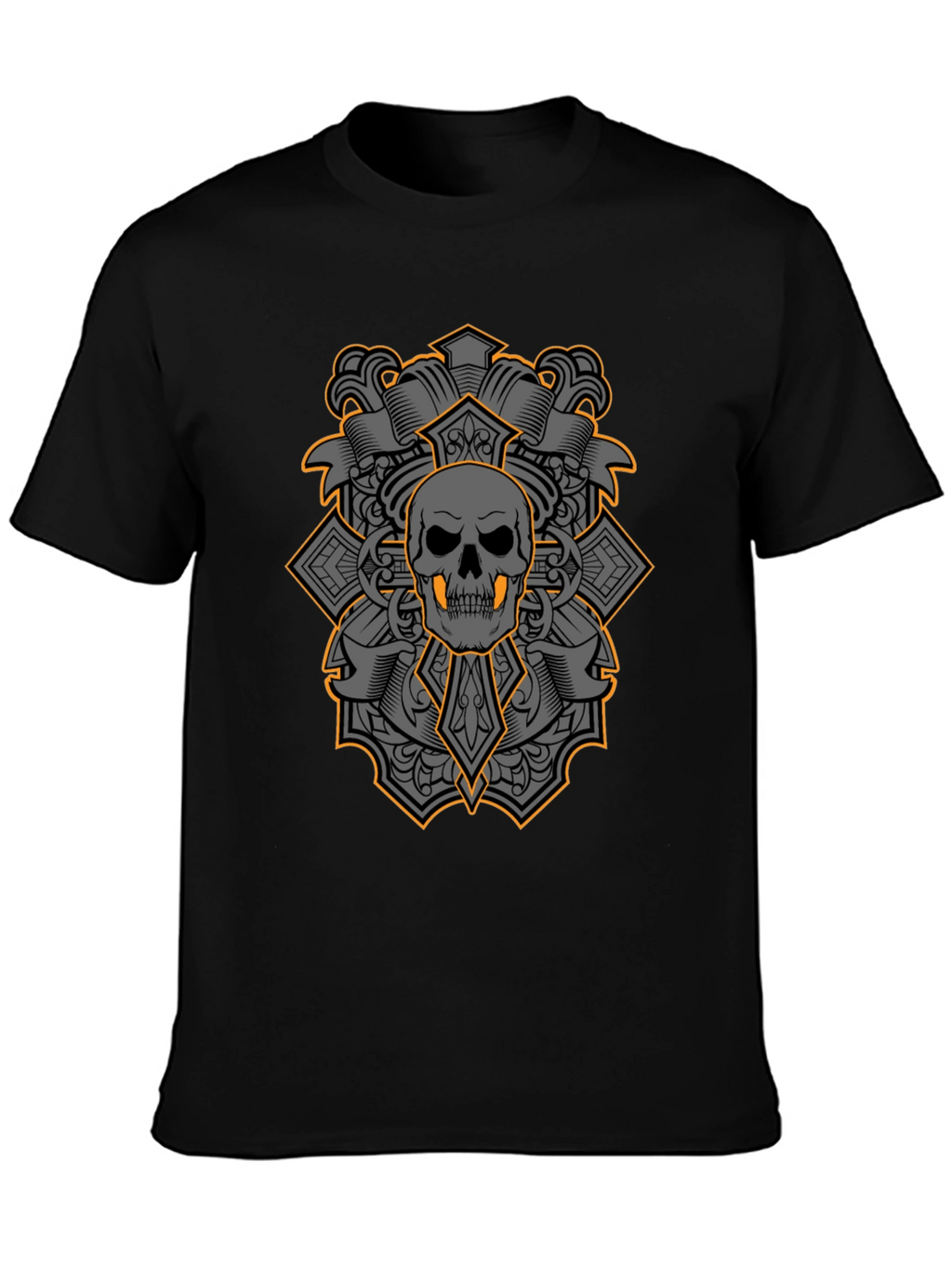 Skull & Crossbones Graphic Tee - Bold Gothic Style