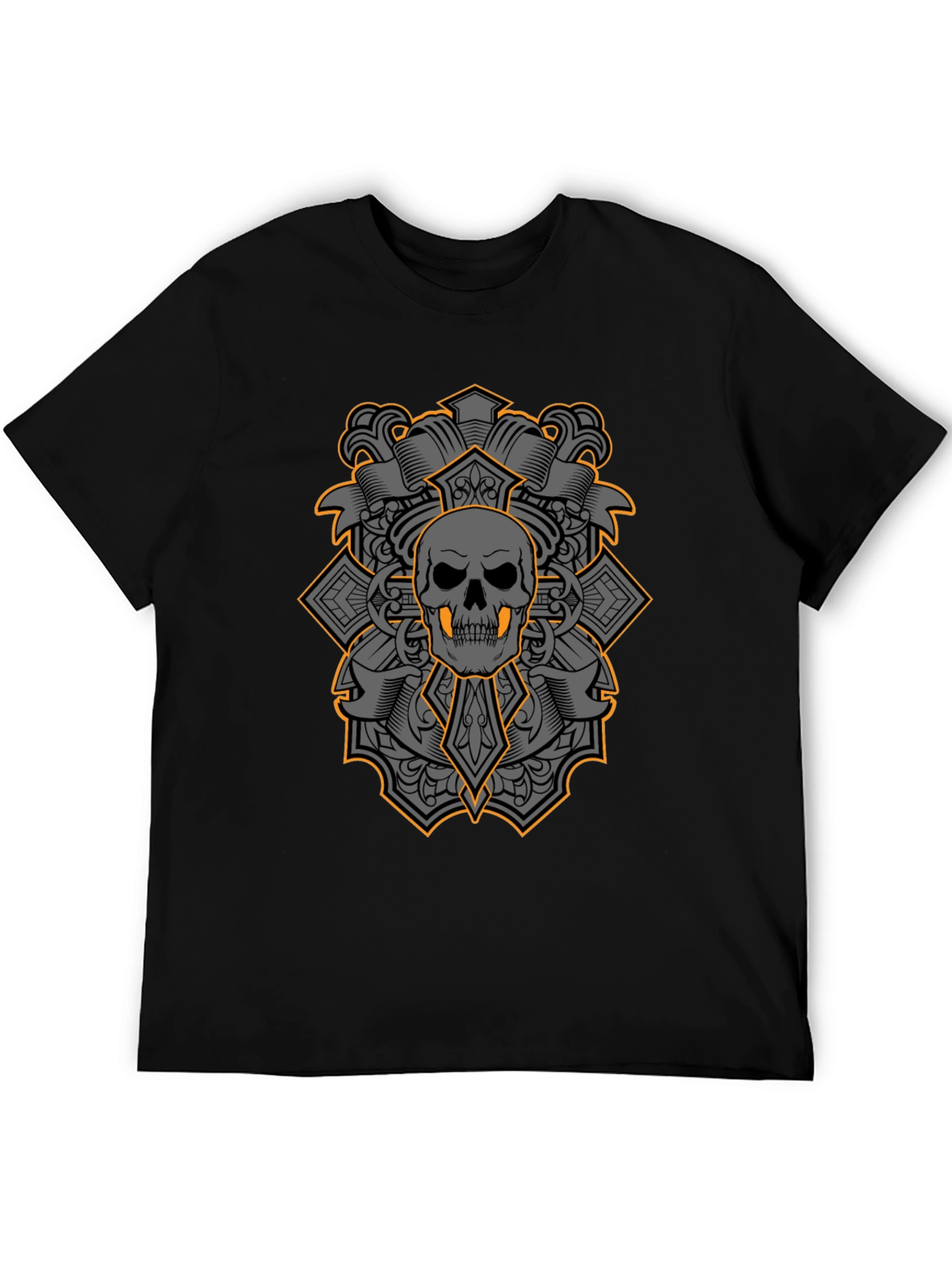 Skull & Crossbones Graphic Tee - Bold Gothic Style