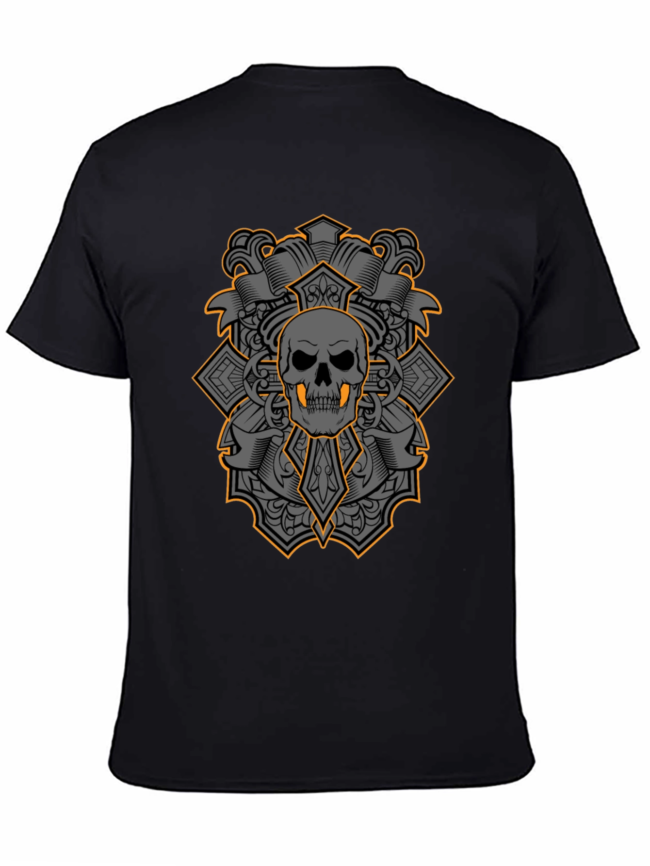 Skull & Crossbones Graphic Tee - Bold Gothic Style