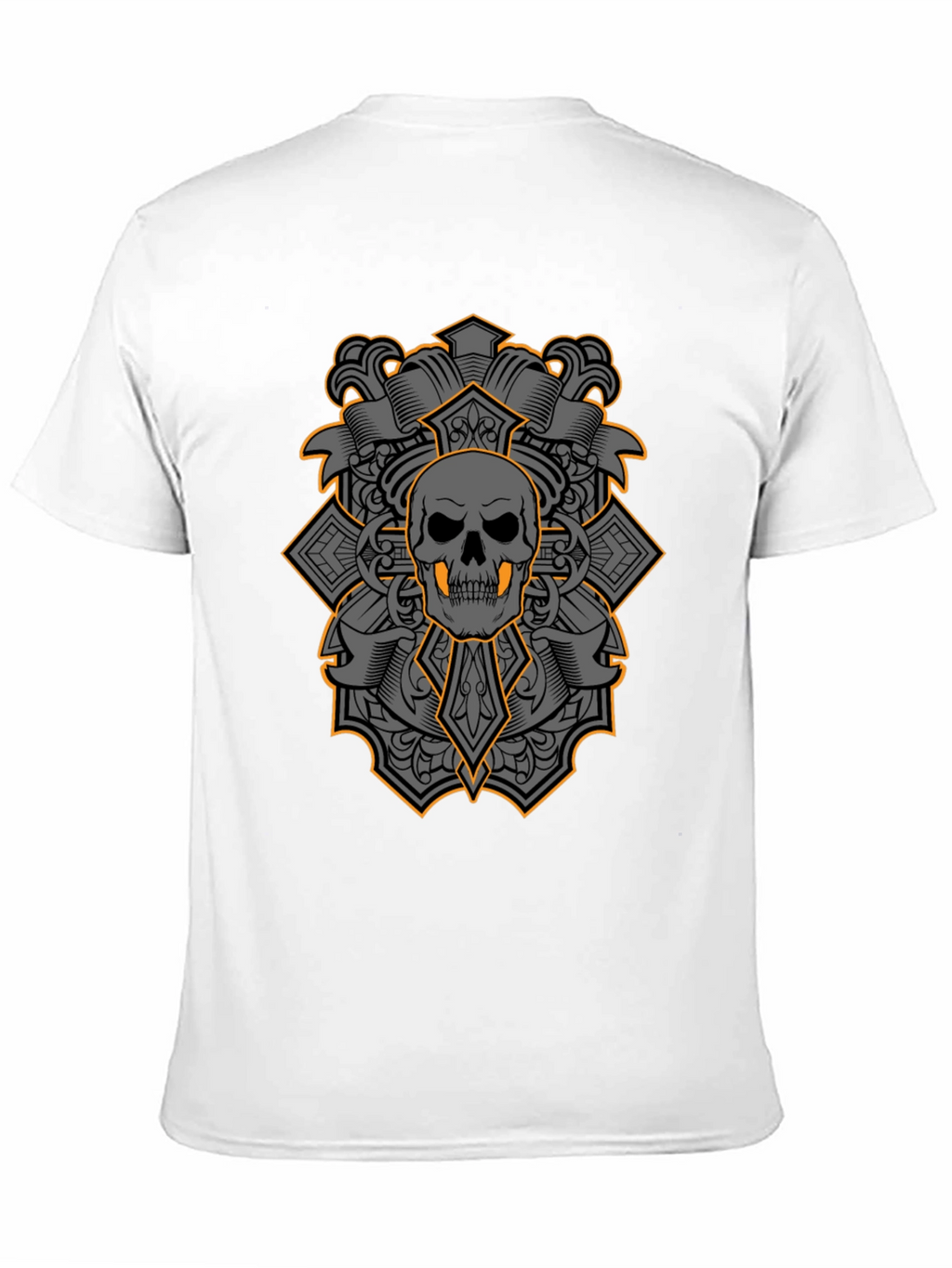 Skull & Crossbones Graphic Tee - Bold Gothic Style