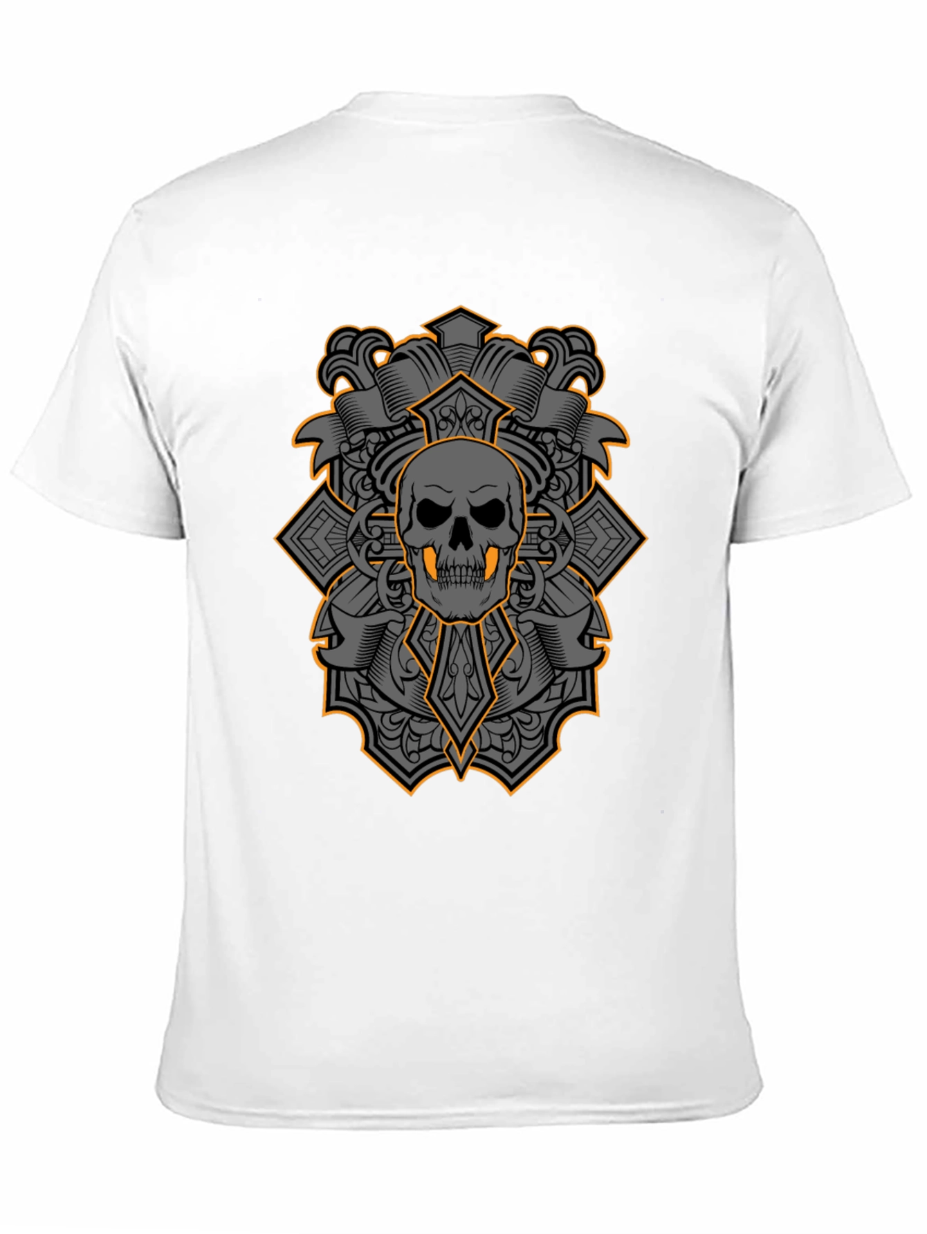 Skull & Crossbones Graphic Tee - Bold Gothic Style