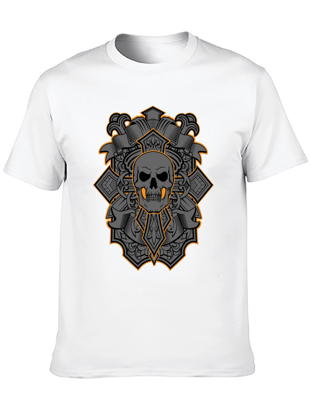 Skull & Crossbones Graphic Tee - Bold Gothic Style