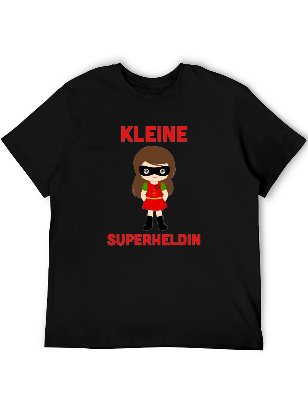 Kleine Superheldin T-Shirt - Cute Superhero Girl Tee