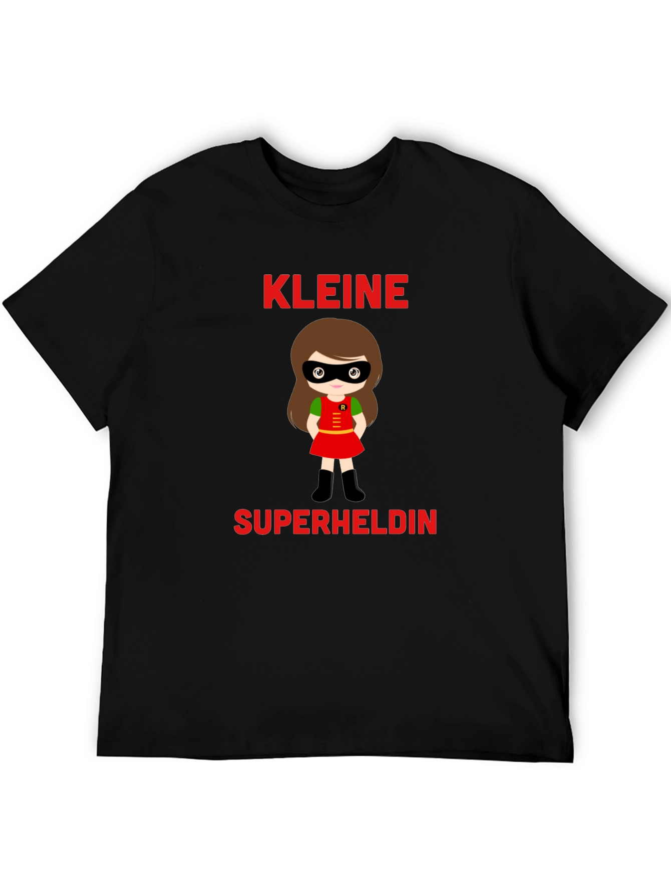 Kleine Superheldin T-Shirt - Cute Superhero Girl Tee