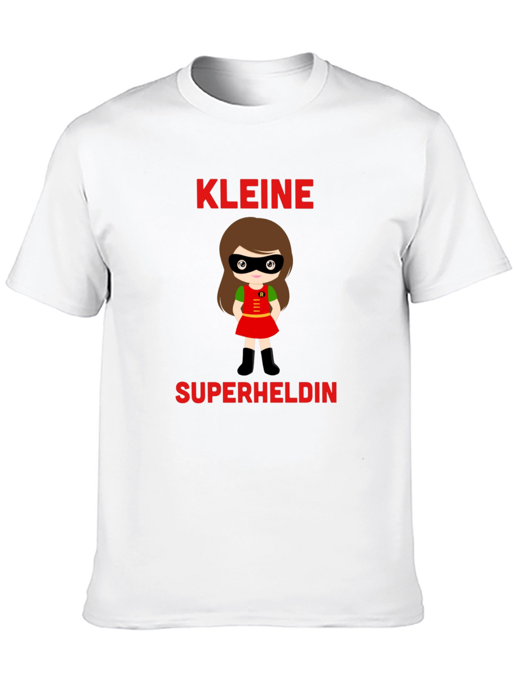 Kleine Superheldin T-Shirt - Cute Superhero Girl Tee