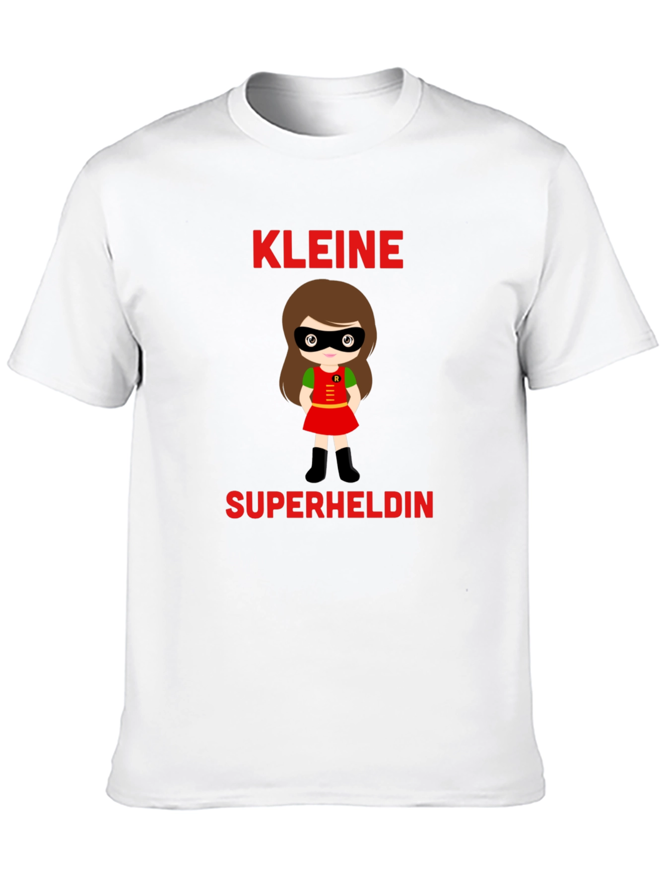 Kleine Superheldin T-Shirt - Cute Superhero Girl Tee