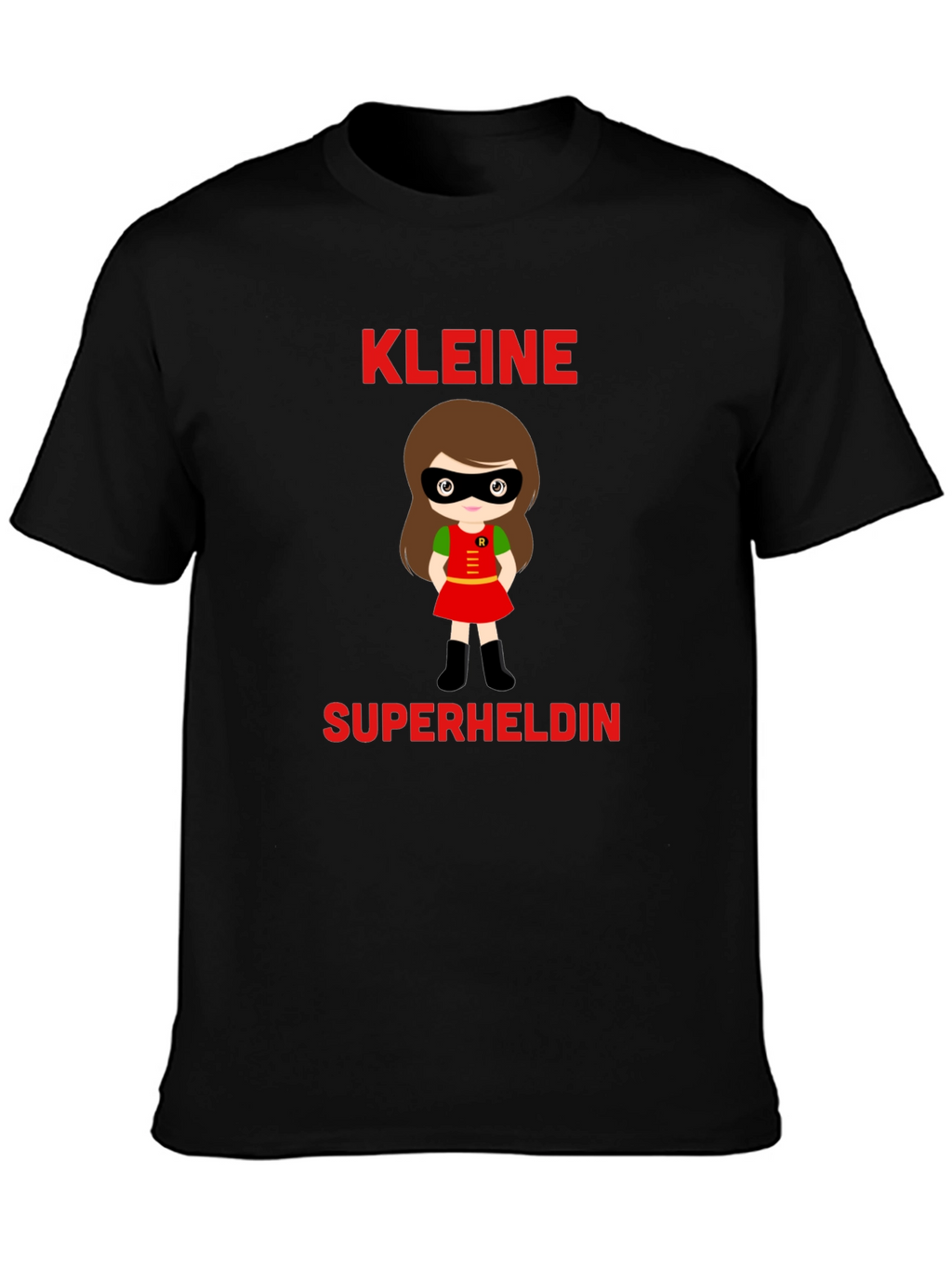 Kleine Superheldin T-Shirt - Cute Superhero Girl Tee