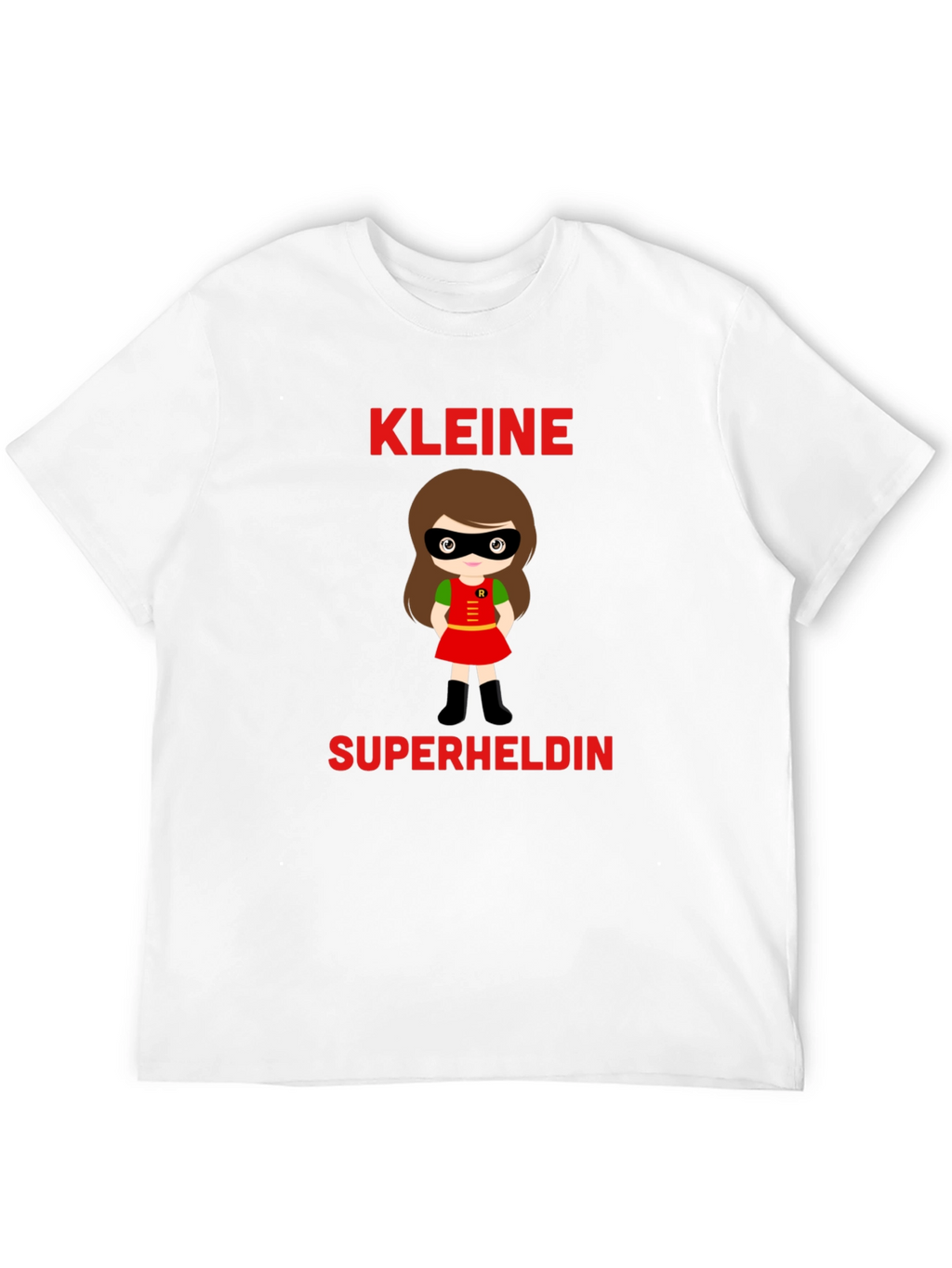 Kleine Superheldin T-Shirt - Cute Superhero Girl Tee