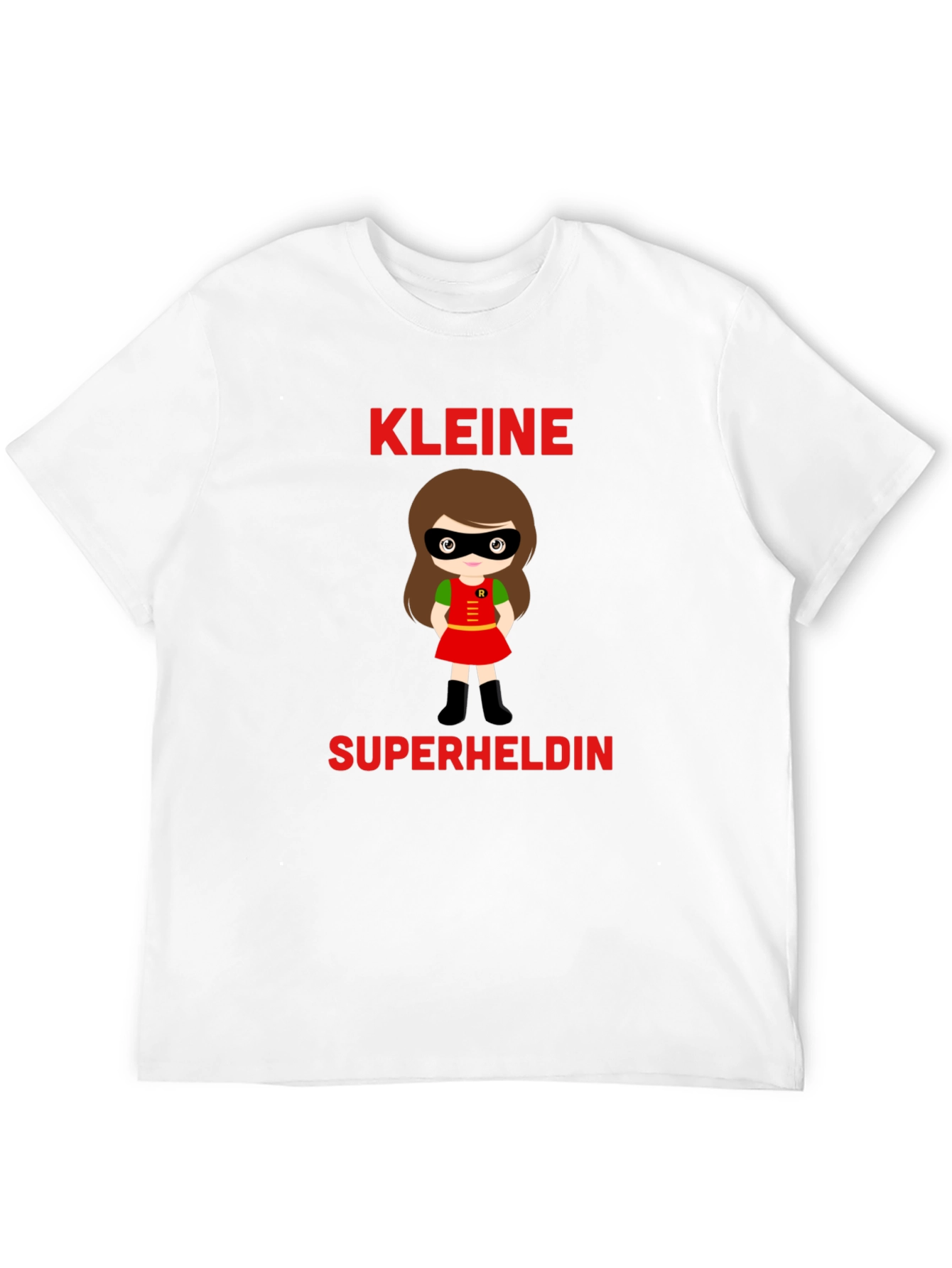 Kleine Superheldin T-Shirt - Cute Superhero Girl Tee