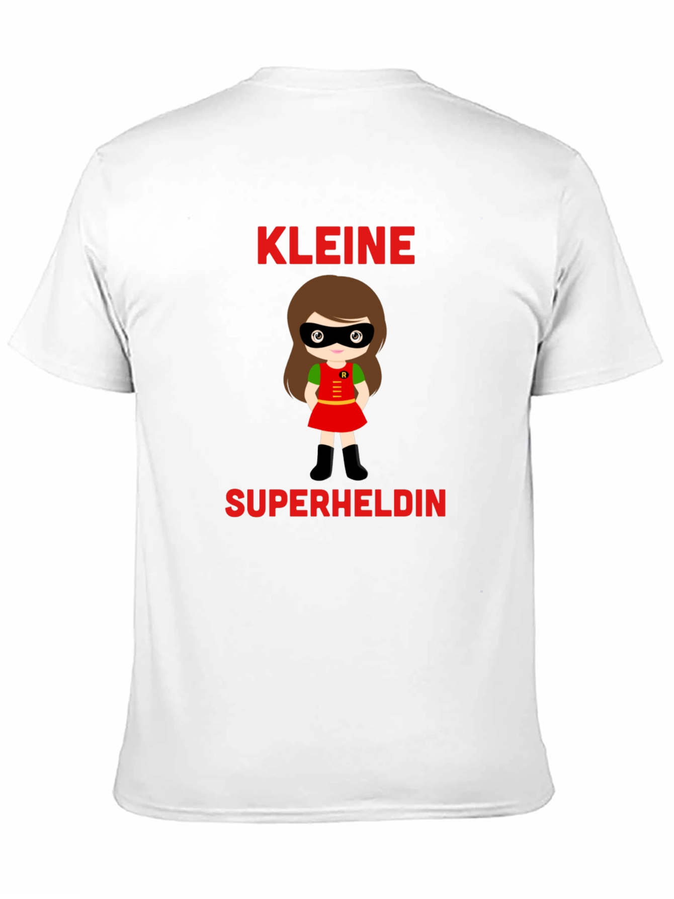 Kleine Superheldin T-Shirt - Cute Superhero Girl Tee