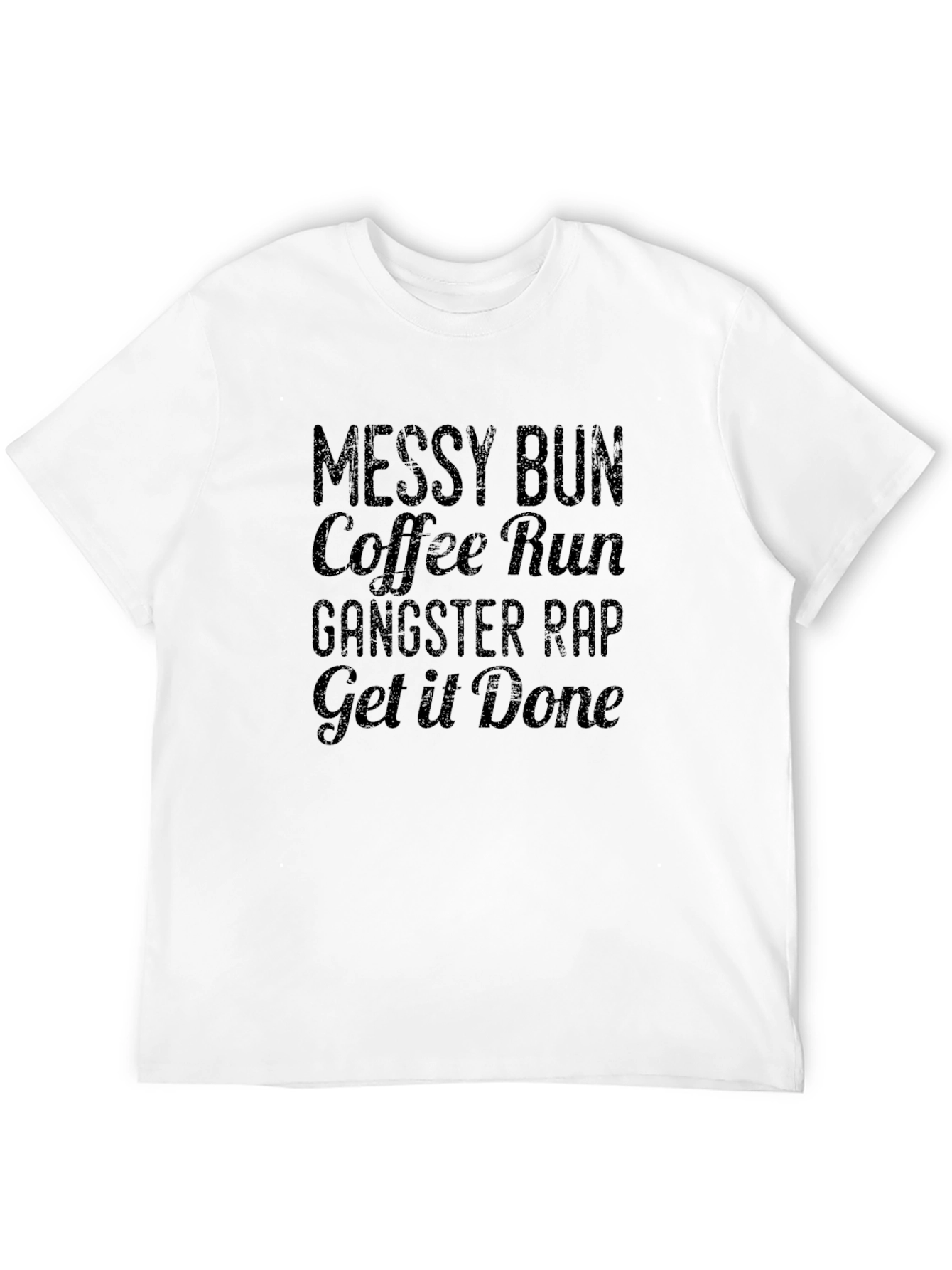 Messy Bun Coffee Run T-Shirt