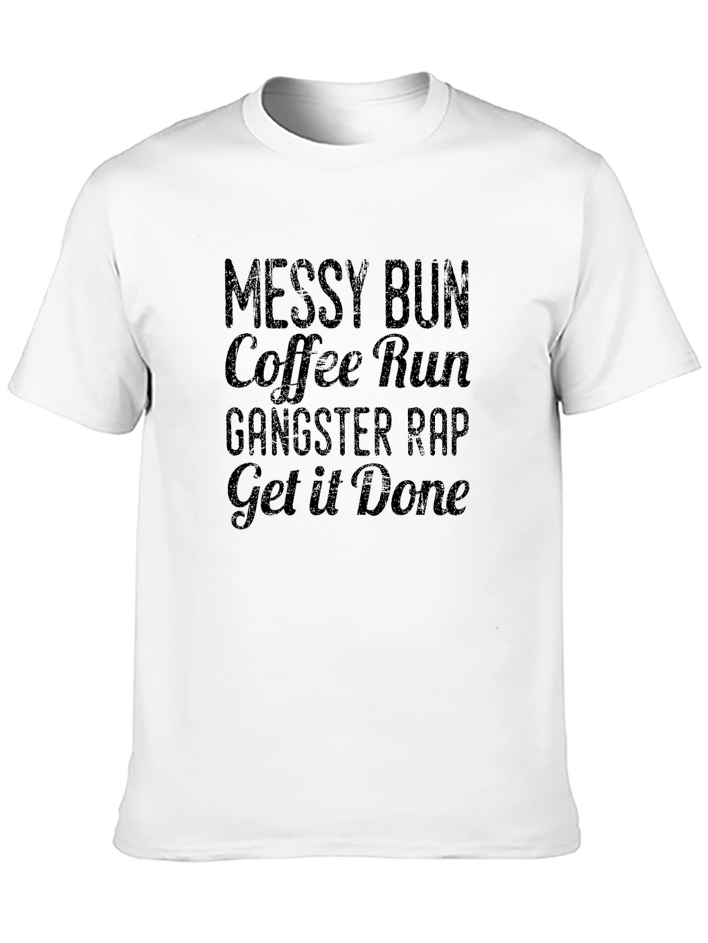 Messy Bun Coffee Run T-Shirt