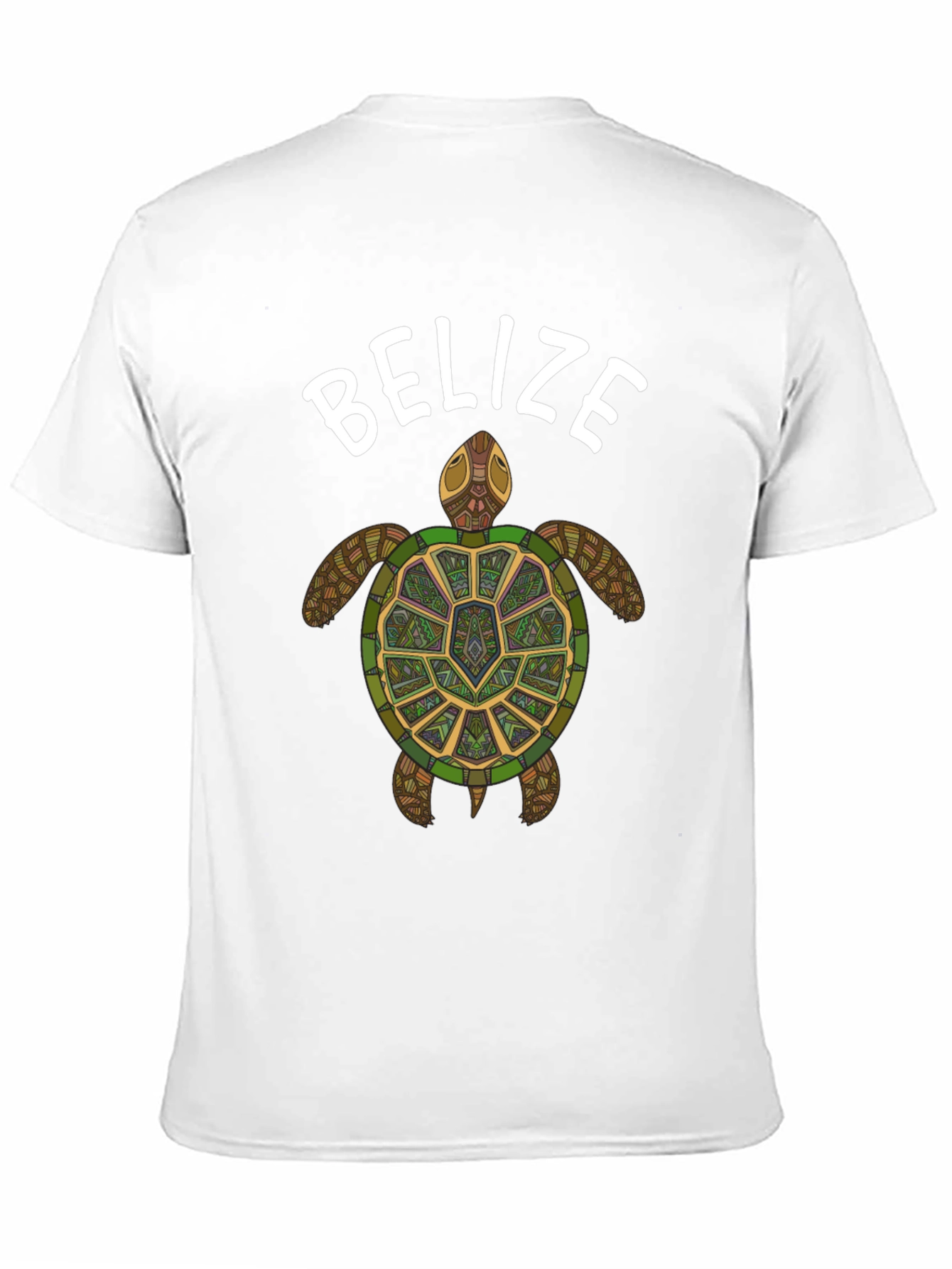 Belize Turtle Graphic Tee - Stylish Casual Wear