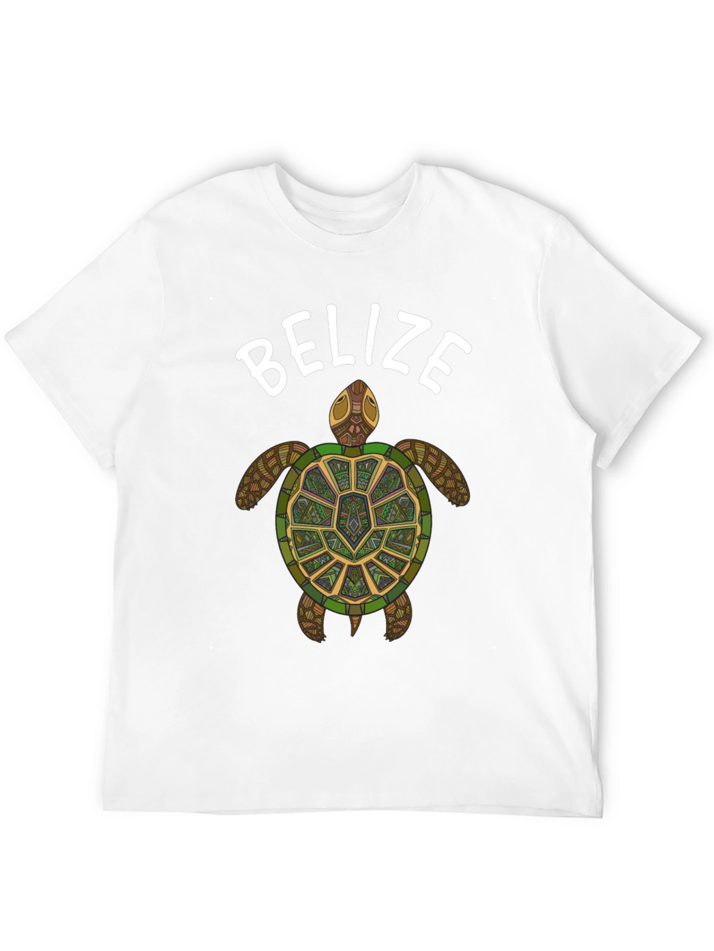 Belize Turtle Graphic Tee - Stylish Casual Wear