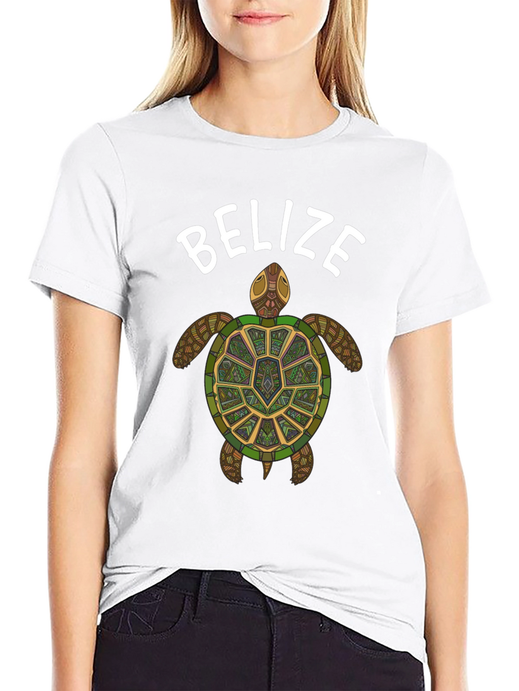 Belize Turtle Graphic Tee - Stylish Casual Wear