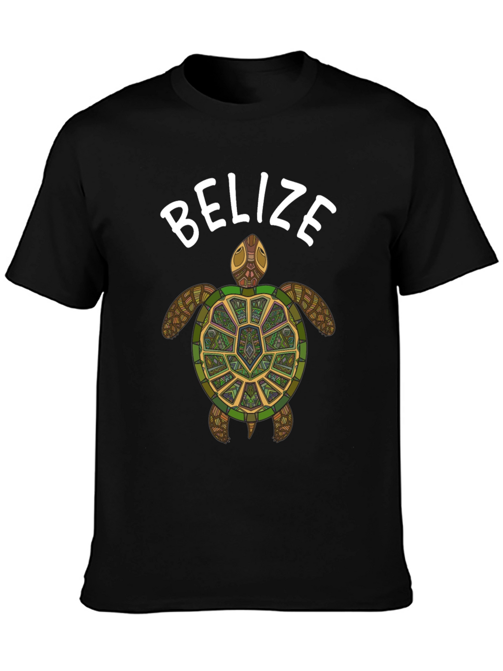 Belize Turtle Graphic Tee - Stylish Casual Wear