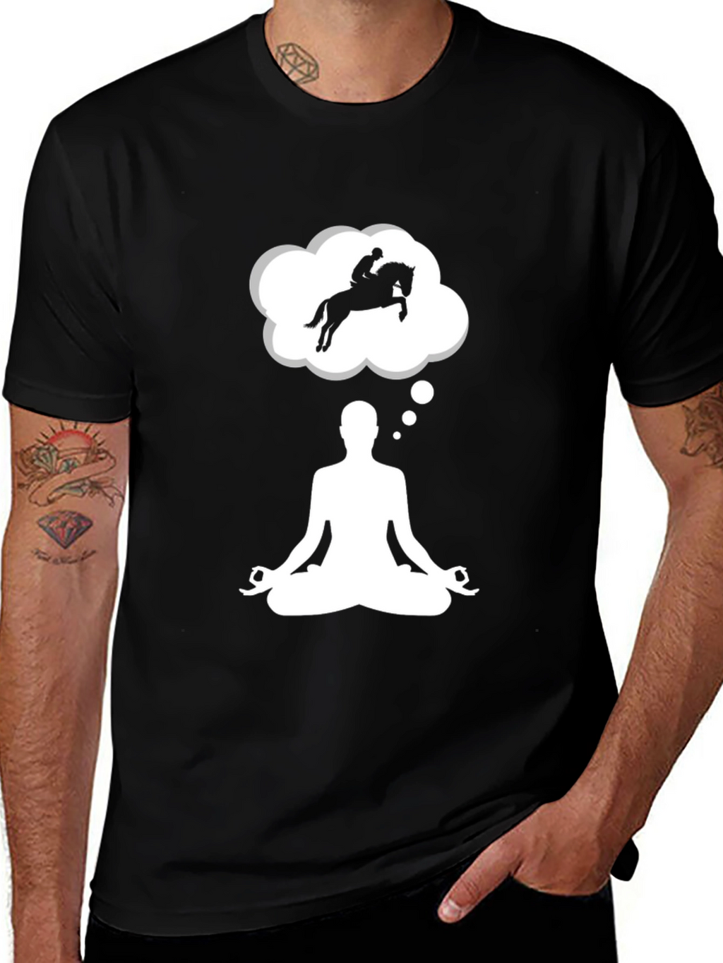 Meditating Rider T-Shirt