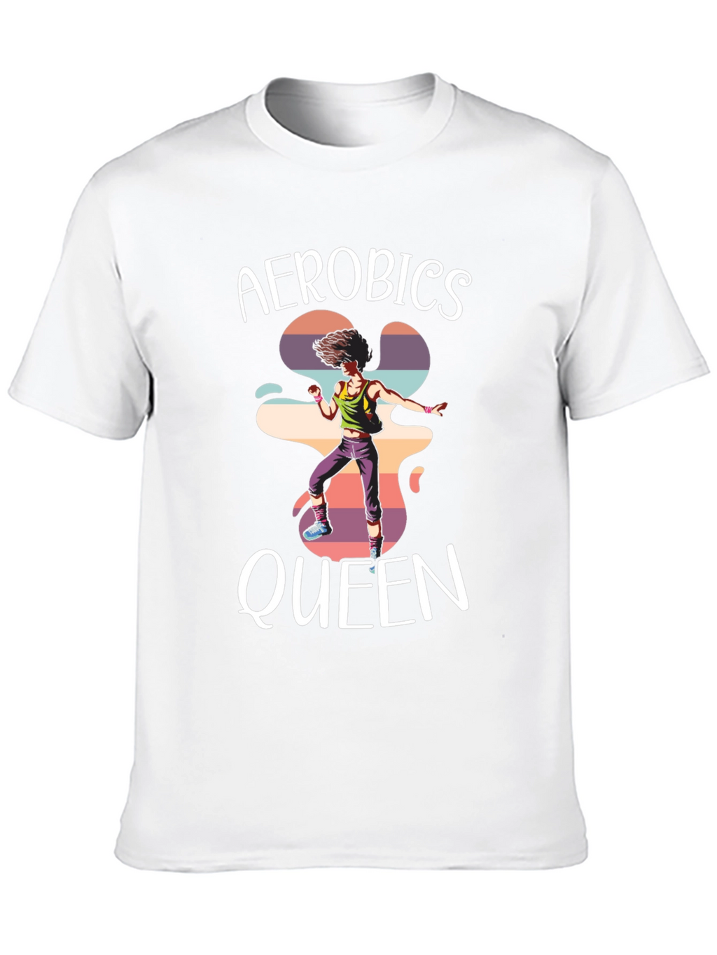 Aerobics Queen T-Shirt - Retro Style