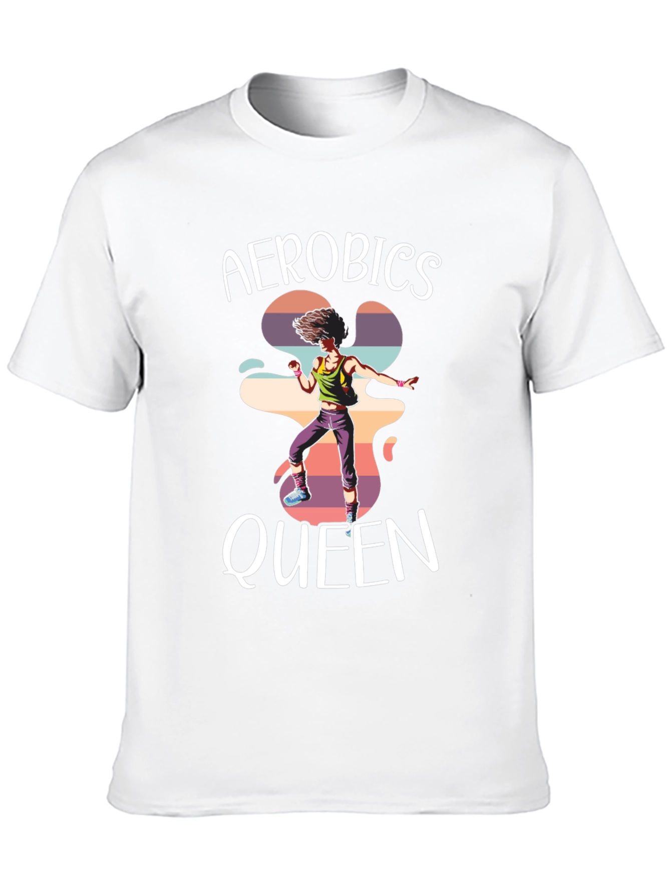 Aerobics Queen T-Shirt - Retro Style