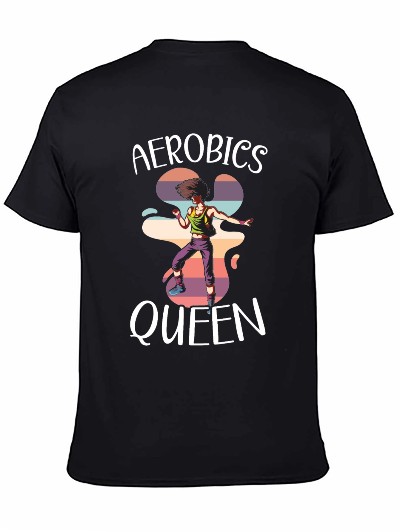 Aerobics Queen T-Shirt - Retro Style