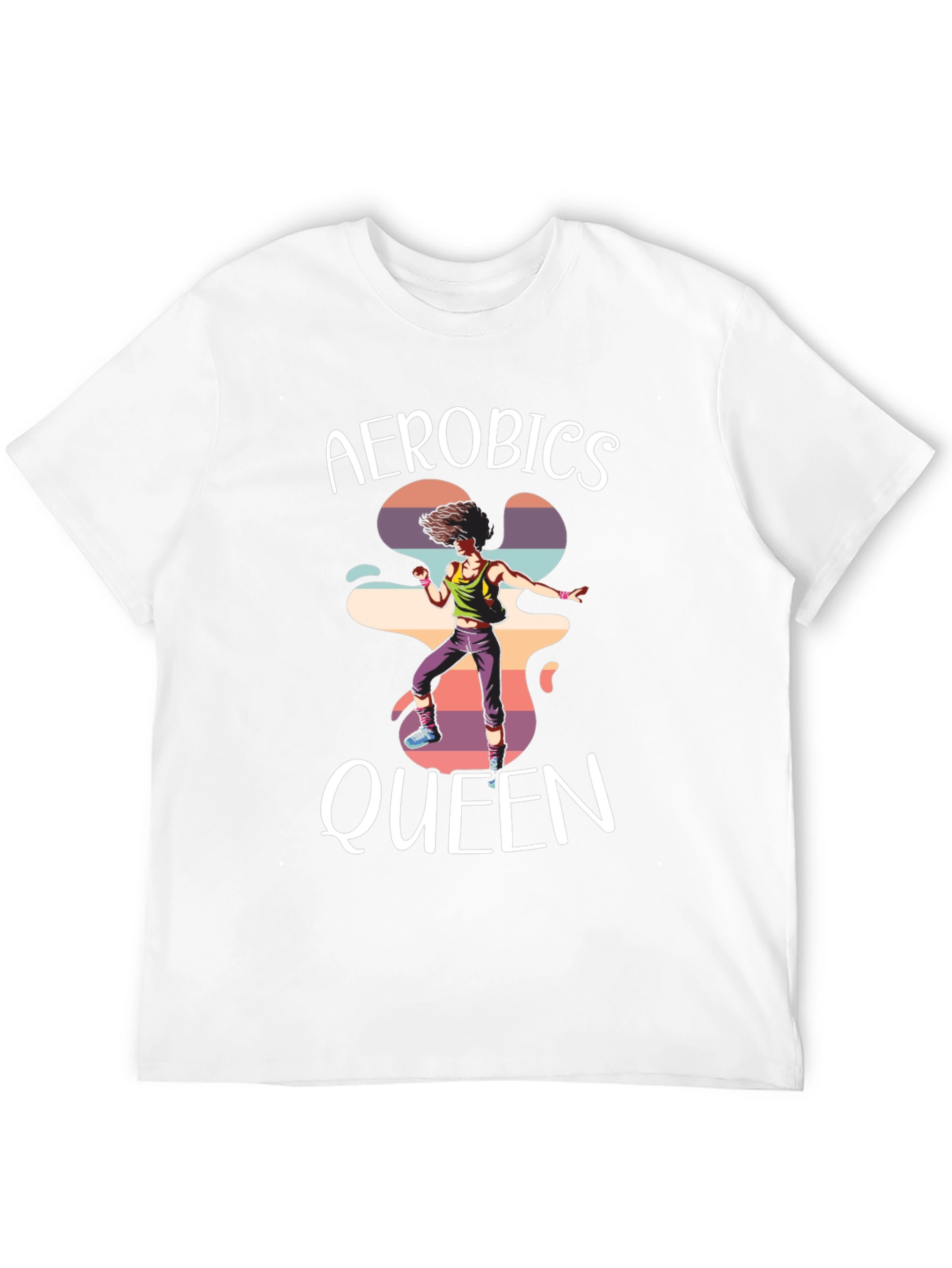 Aerobics Queen T-Shirt - Retro Style