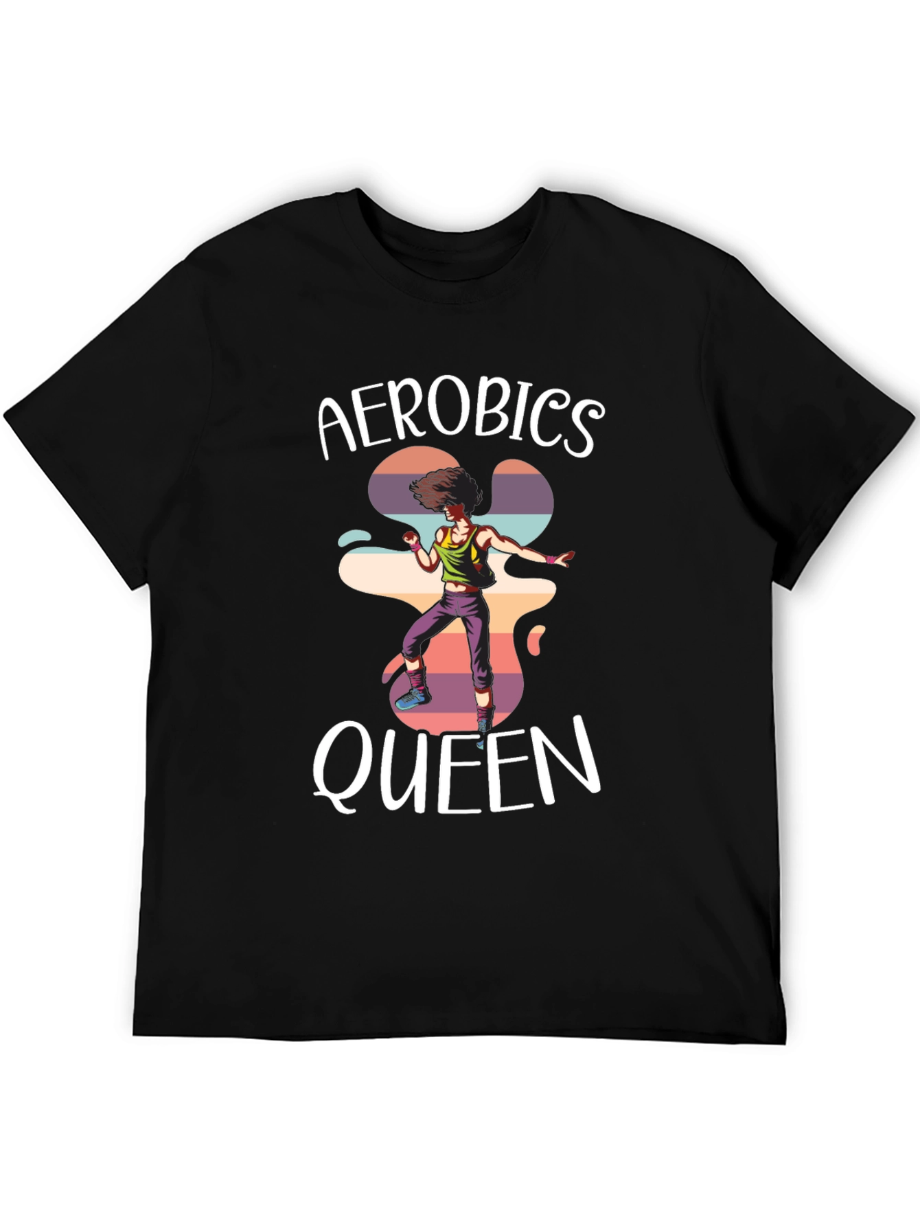 Aerobics Queen T-Shirt - Retro Style