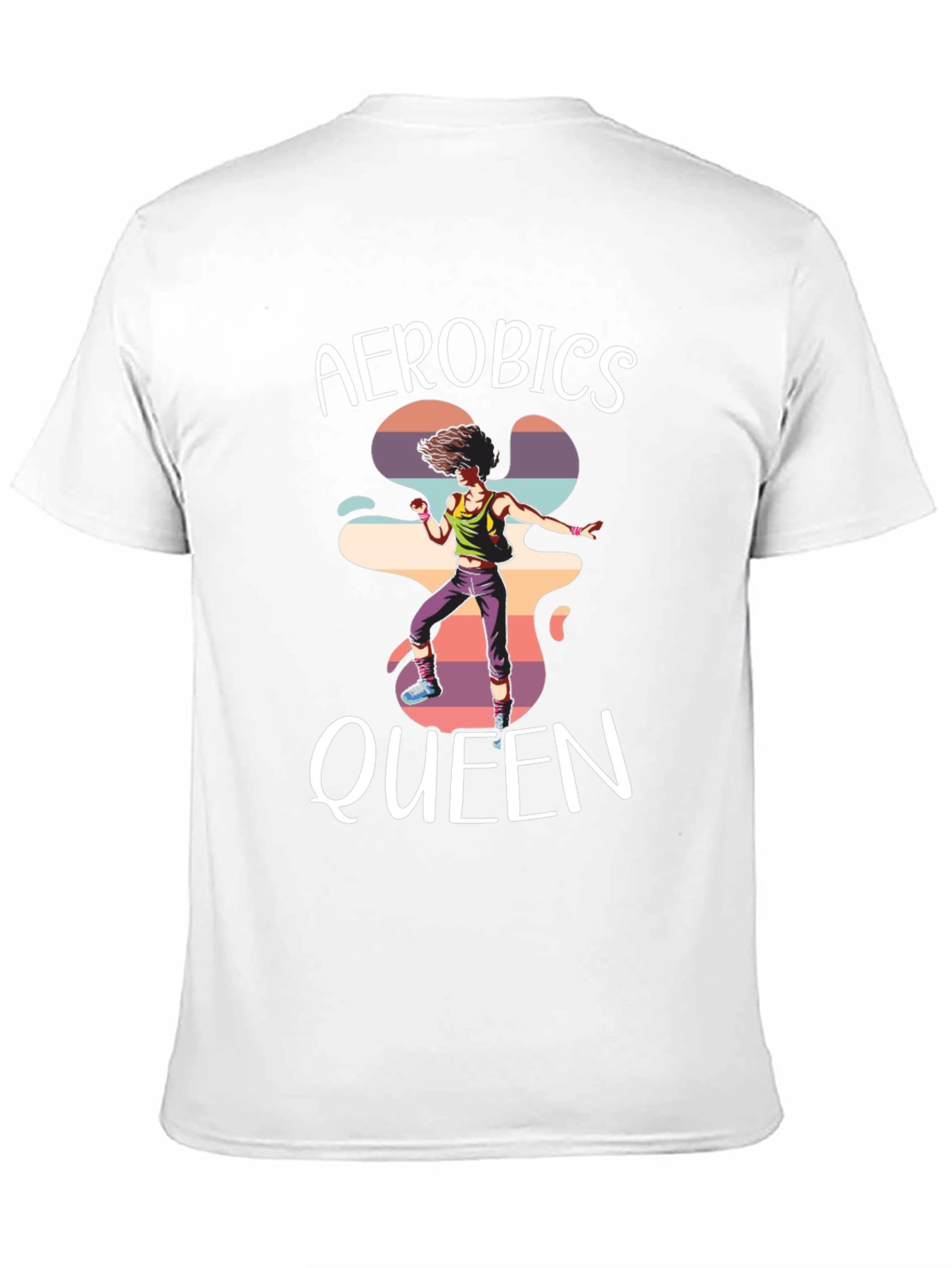 Aerobics Queen T-Shirt - Retro Style