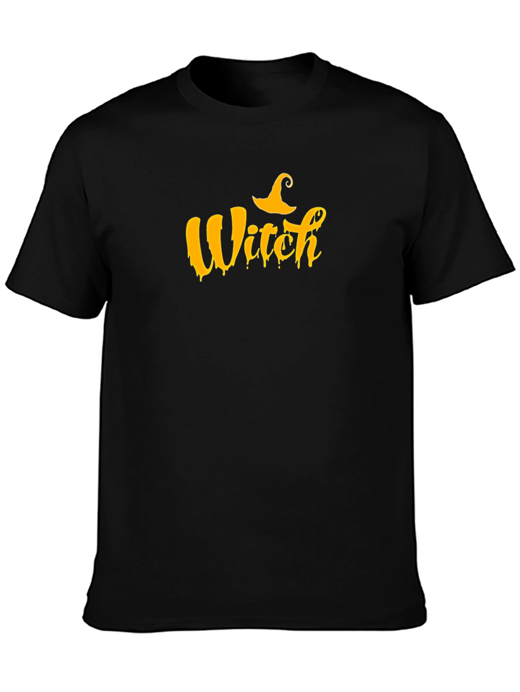 Halloween Witch T-Shirt - Black Graphic Tee