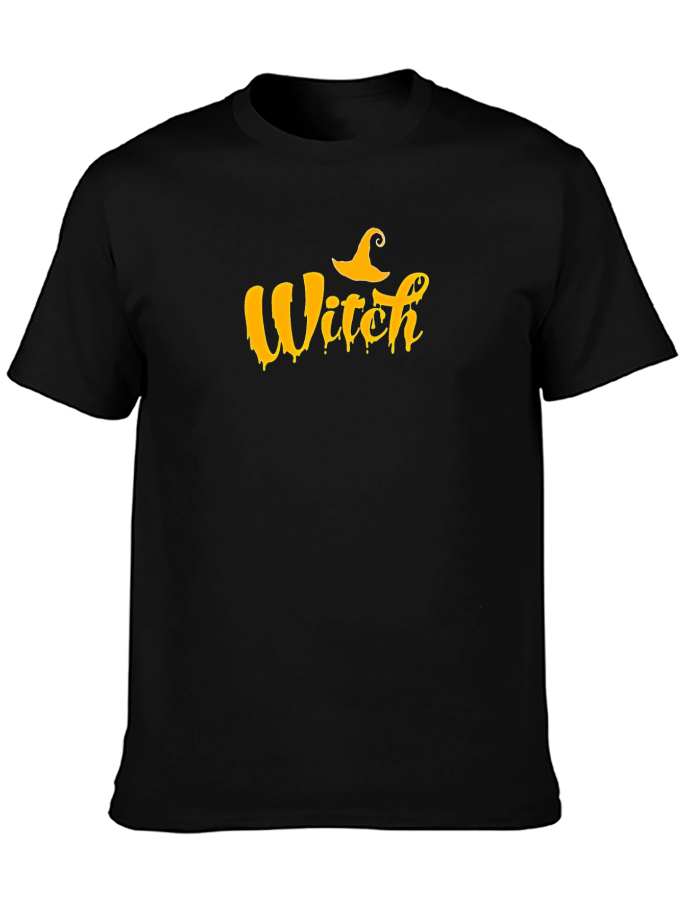 Halloween Witch T-Shirt - Black Graphic Tee