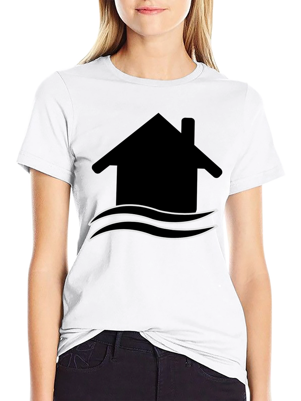 House by the Water T-Shirt - Unique Graphic Tee