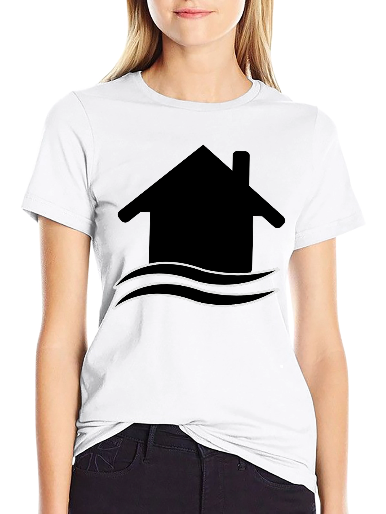 House by the Water T-Shirt - Unique Graphic Tee
