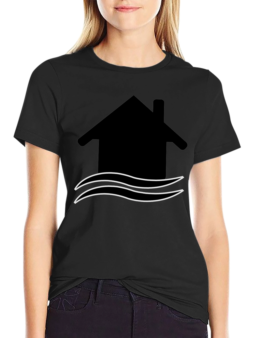 House by the Water T-Shirt - Unique Graphic Tee