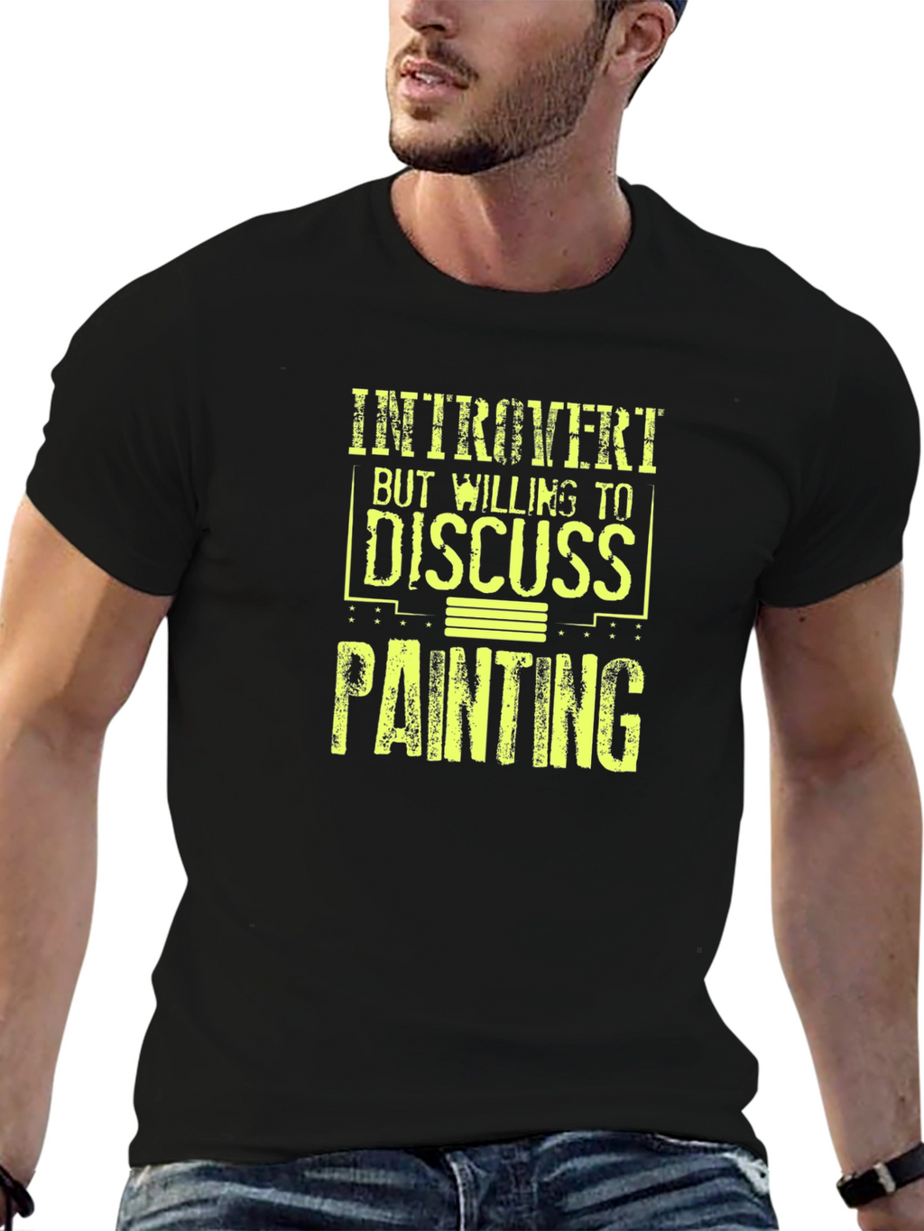 Introvert Painting Discussion T-Shirt