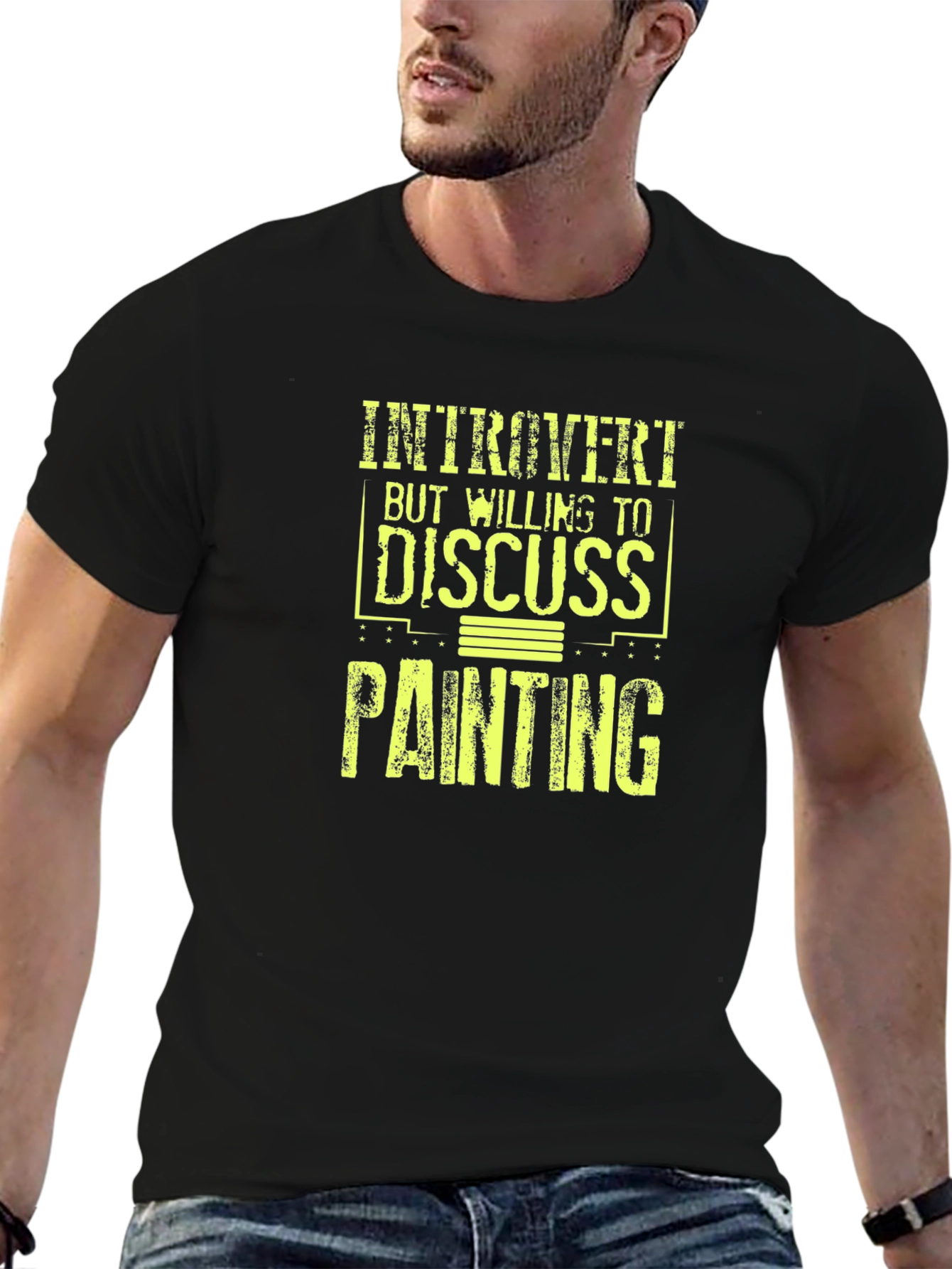 Introvert Painting Discussion T-Shirt