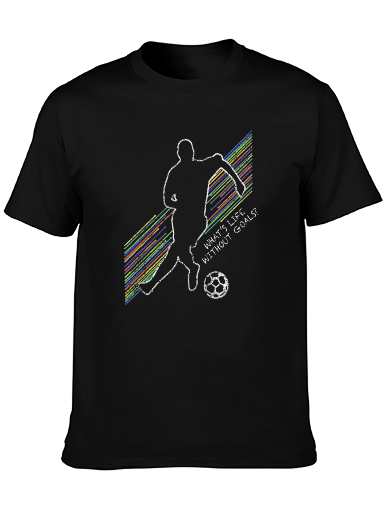 Soccer Life Goals T-Shirt Sporty Graphic Tee