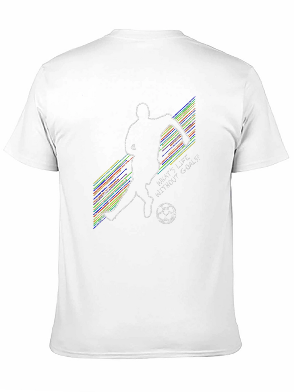 Soccer Life Goals T-Shirt Sporty Graphic Tee