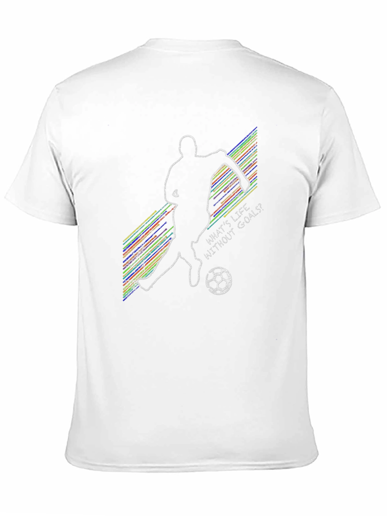 Soccer Life Goals T-Shirt Sporty Graphic Tee