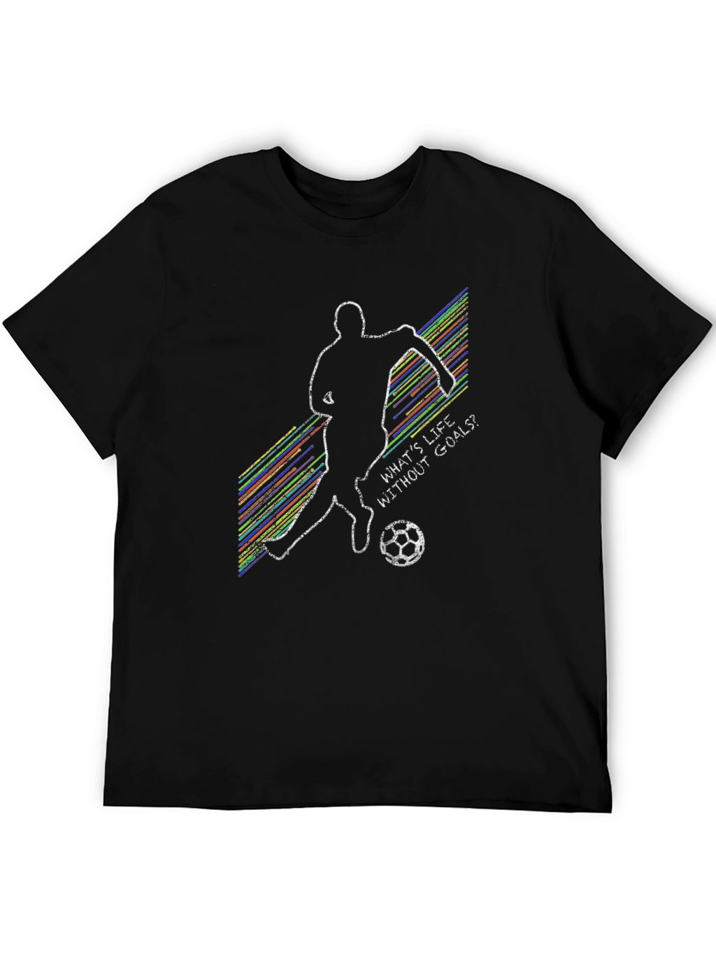 Soccer Life Goals T-Shirt Sporty Graphic Tee