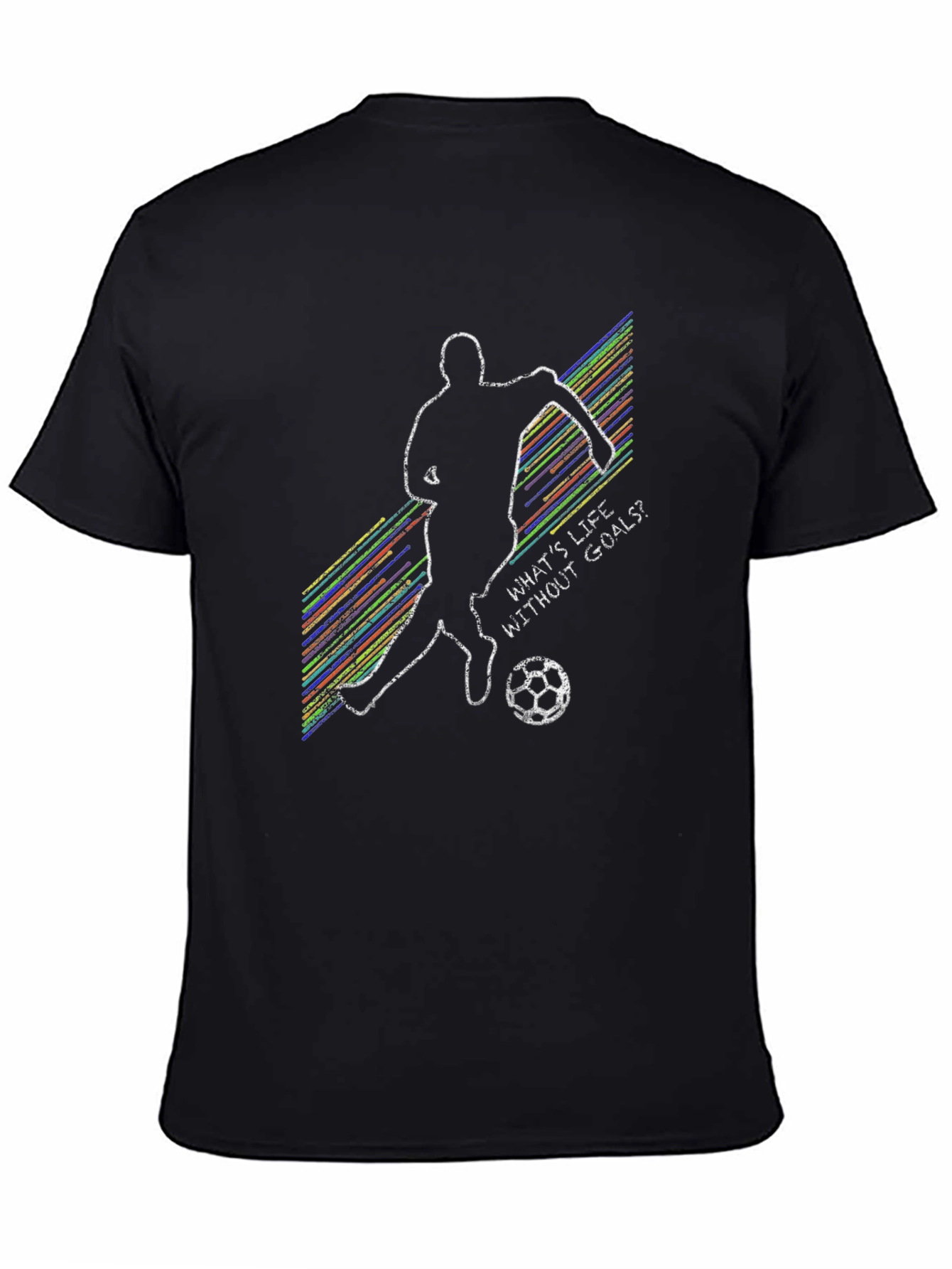 Soccer Life Goals T-Shirt Sporty Graphic Tee